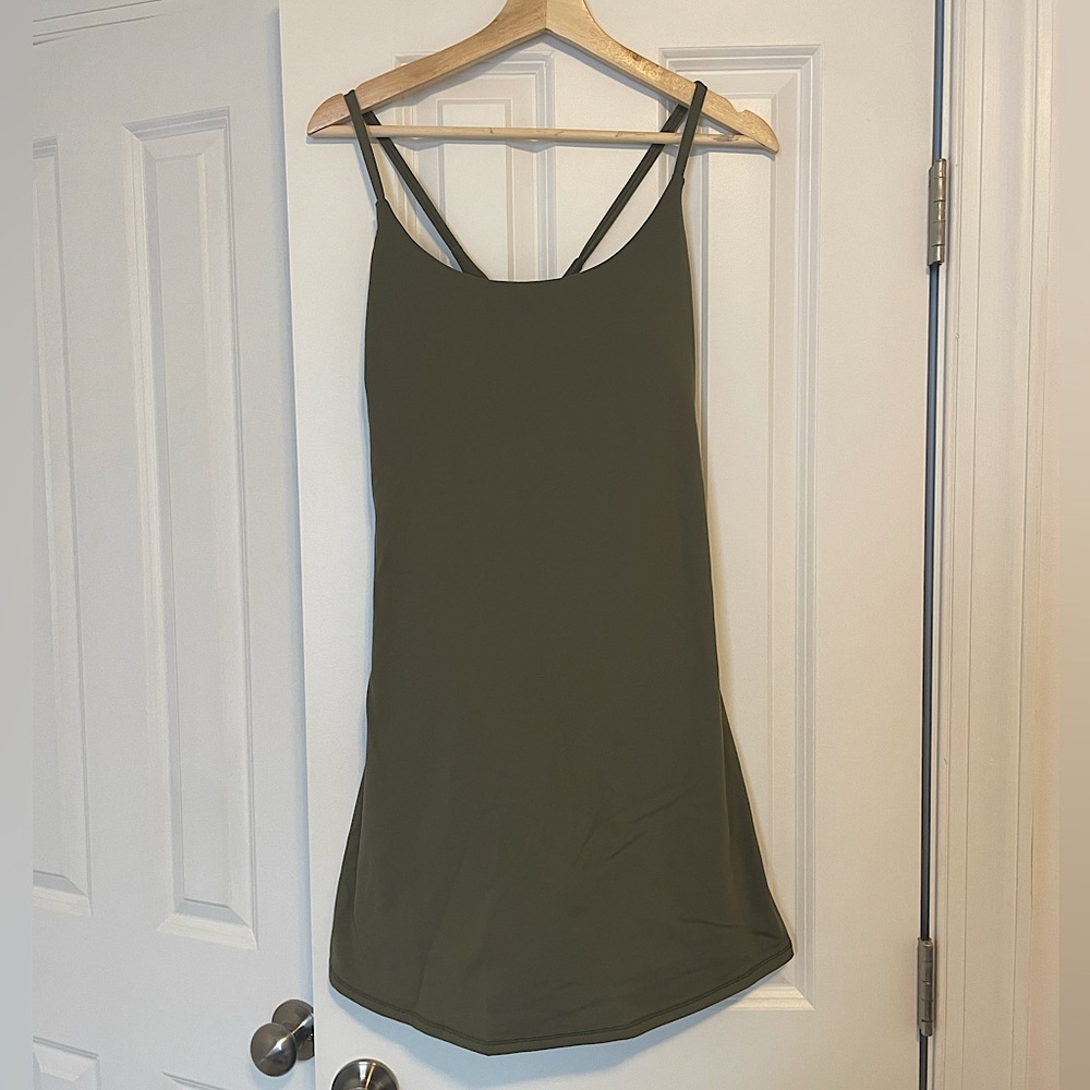 Halara Twisted Active Dress with Easy Peezy Built-In Shorts